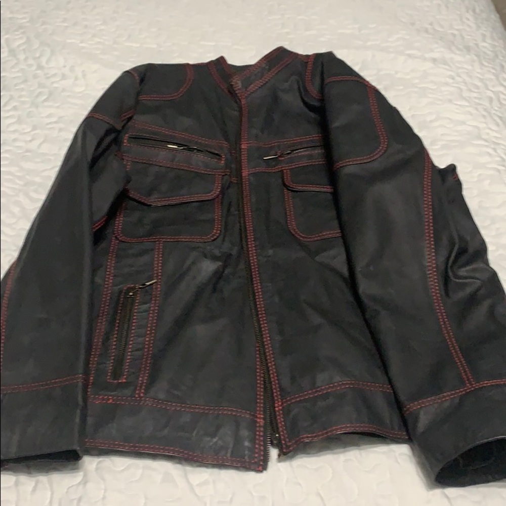 leather jacket